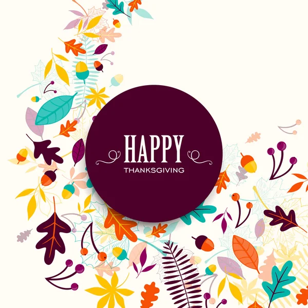 Vector Thanksgiving Design — Stock Vector