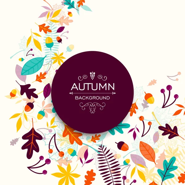 Vector Autumn Design — Stock Vector