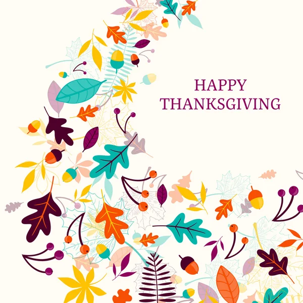 Vector thanksgiving ontwerp — Stock Vector