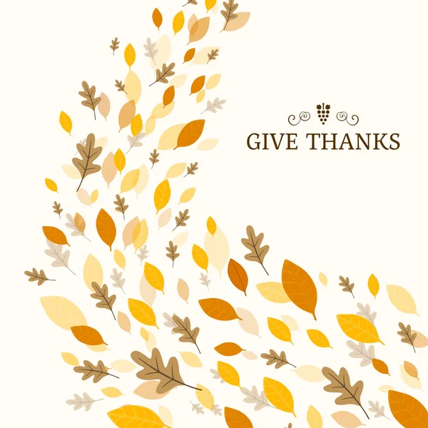 Conception vectorielle de Thanksgiving — Image vectorielle