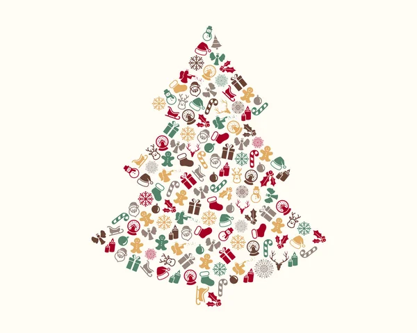 Vector Christmas Greeting Card — Stock Vector