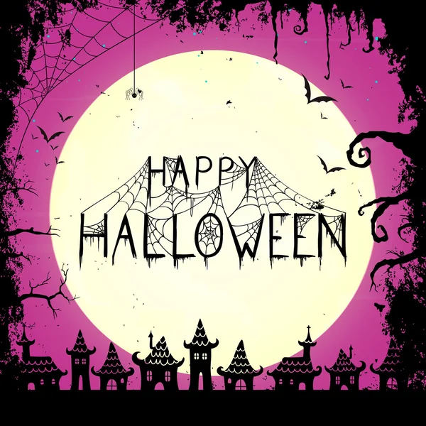 Vector Happy Halloween Design — Stock Vector