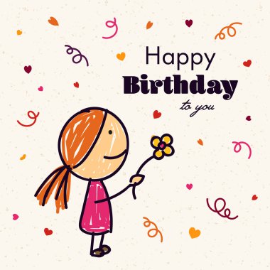 Vektör Mutlu Yıllar tebrik kartı