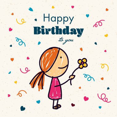 Vektör Mutlu Yıllar tebrik kartı