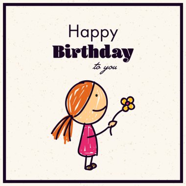 Vektör Mutlu Yıllar tebrik kartı