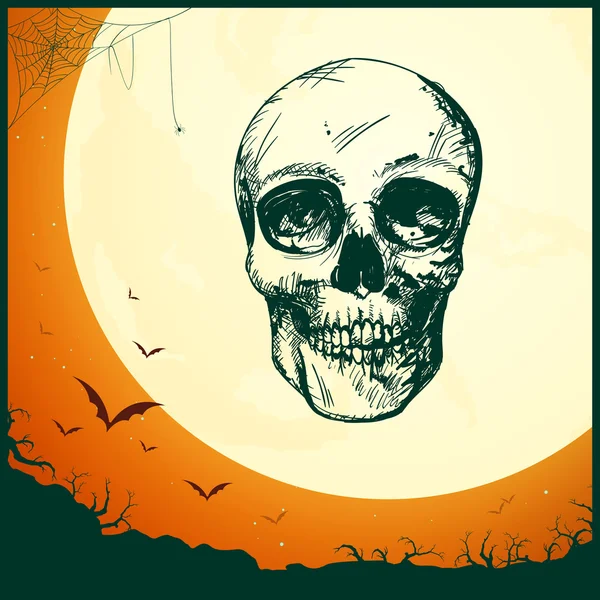 Vecteur Halloween Affiche Contexte — Image vectorielle