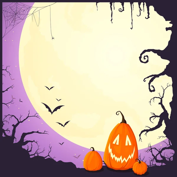 Vector Halloween affisch bakgrund — Stock vektor