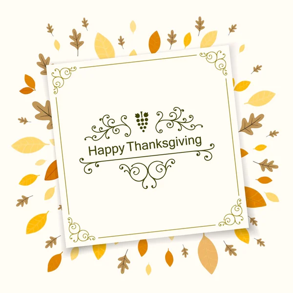 Vecteur Joyeux Thanksgiving Celebration Design — Image vectorielle