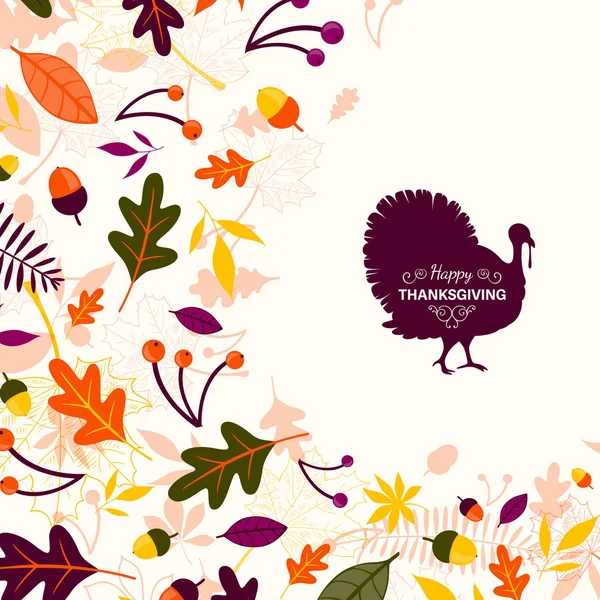 Vector Happy Thanksgiving viering ontwerpen — Stockvector