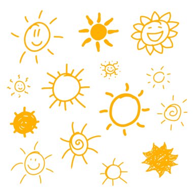 vektör soyut güneş