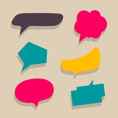 vektör konuşma balonları