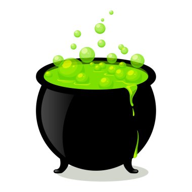 Vector Witch's Cauldron clipart