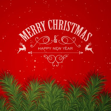 vektör Noel tebrik kartı