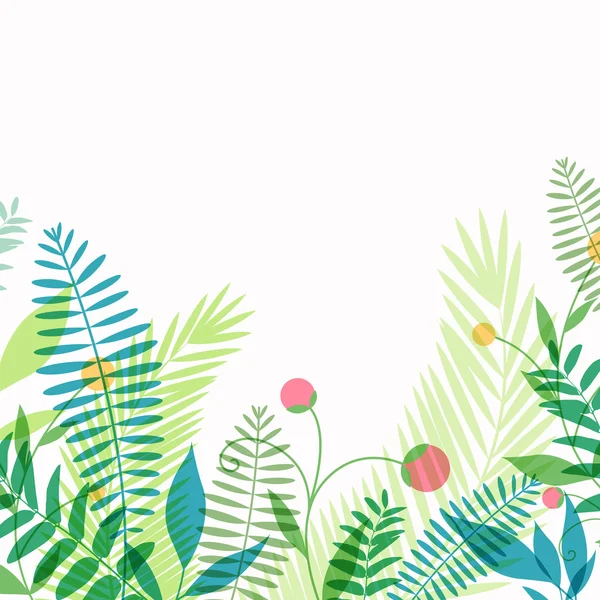 Fondo floral vectorial — Vector de stock