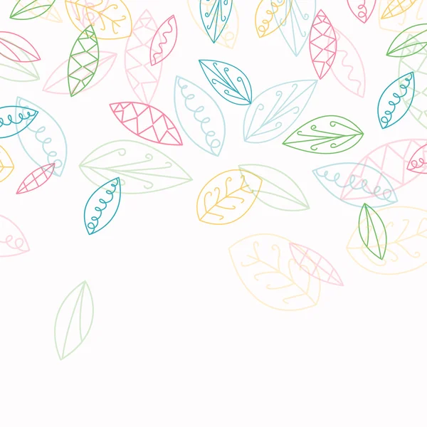 Fondo floral vectorial — Vector de stock