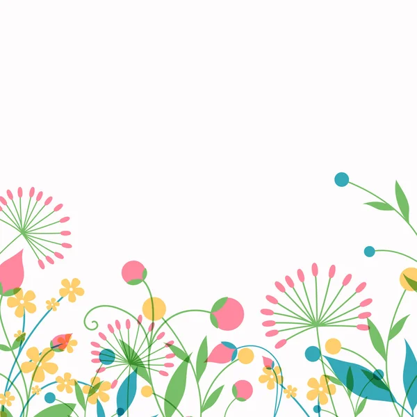 Vector floral achtergrond — Stockvector