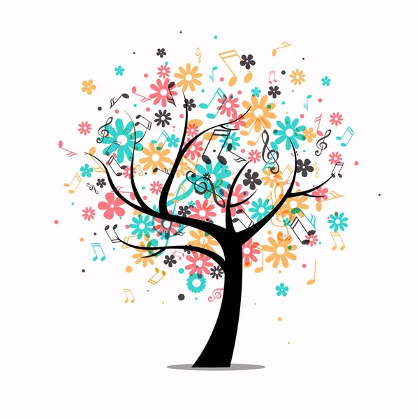 Vector Abstract Tree — Stock Vector