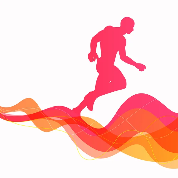 Fondo de fitness vectorial — Vector de stock