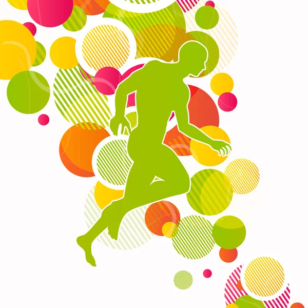 Fondo de fitness vectorial — Vector de stock