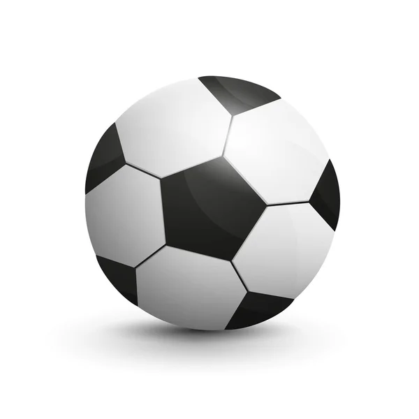 Bola de futebol vetorial — Vetor de Stock
