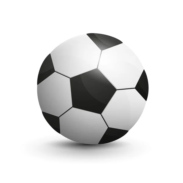 Vektor fotboll boll — Stock vektor