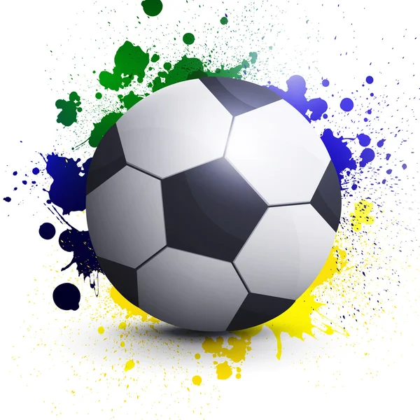 Vector Soccer Ball — Stock Vector