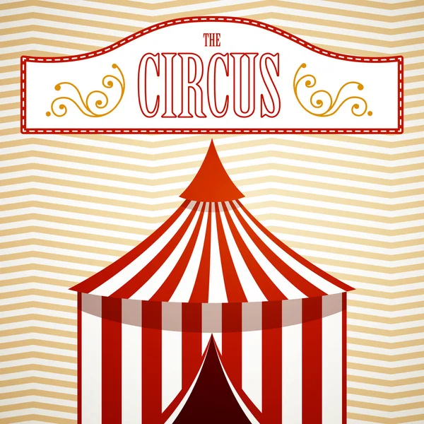 Vector Circus Background — Stock Vector