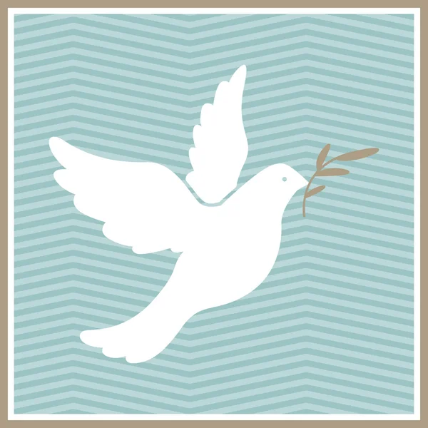 Colombe vectorielle de la paix — Image vectorielle