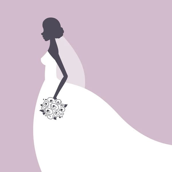 Όμορφη νύφη του φορέα — Διανυσματικό Αρχείο