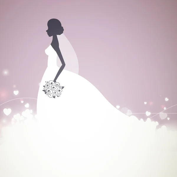 Όμορφη νύφη του φορέα — Διανυσματικό Αρχείο