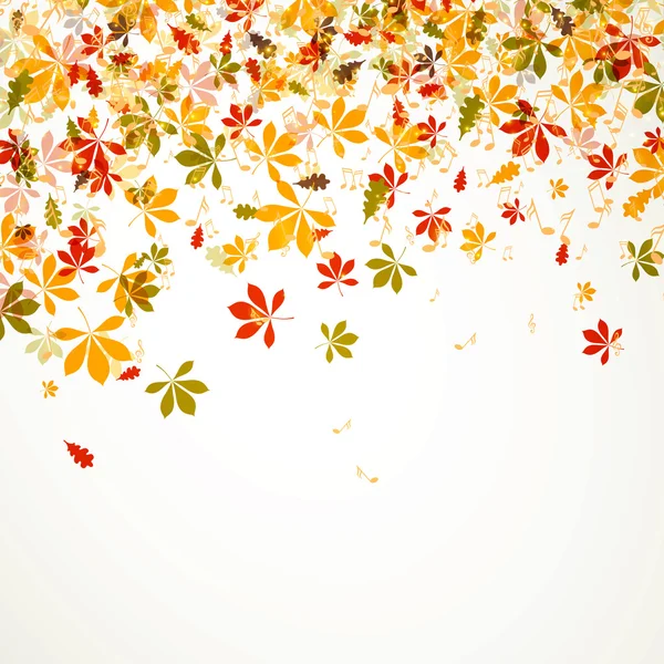 Vector Autumn Background — Stock Vector