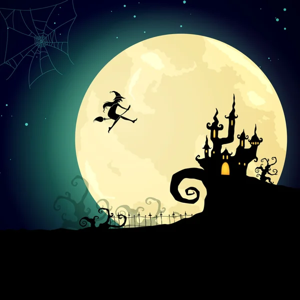 Vector halloween achtergrond — Stockvector