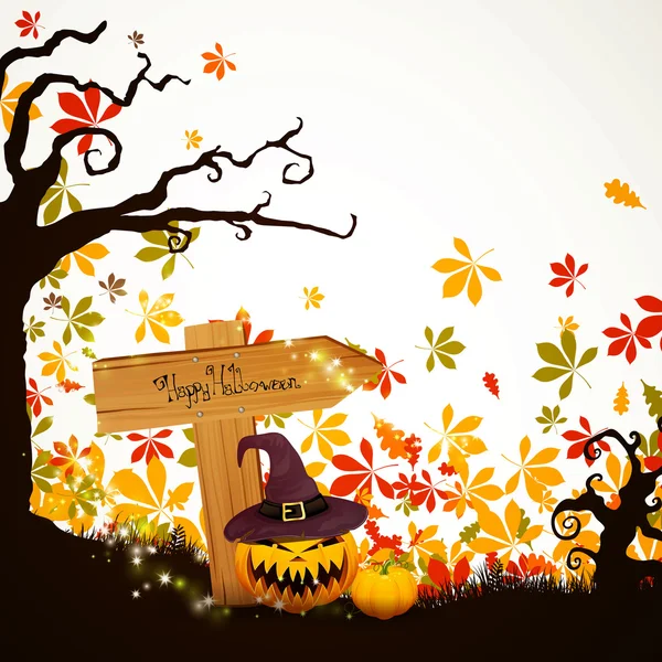 Fond vectoriel halloween — Image vectorielle