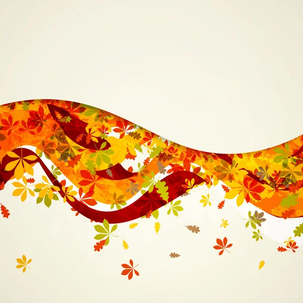 Vector Autumn Leaves — Stock Vector