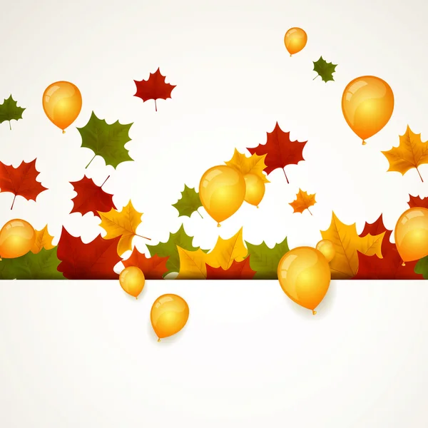 Vector Autumn Leaves — Stock Vector