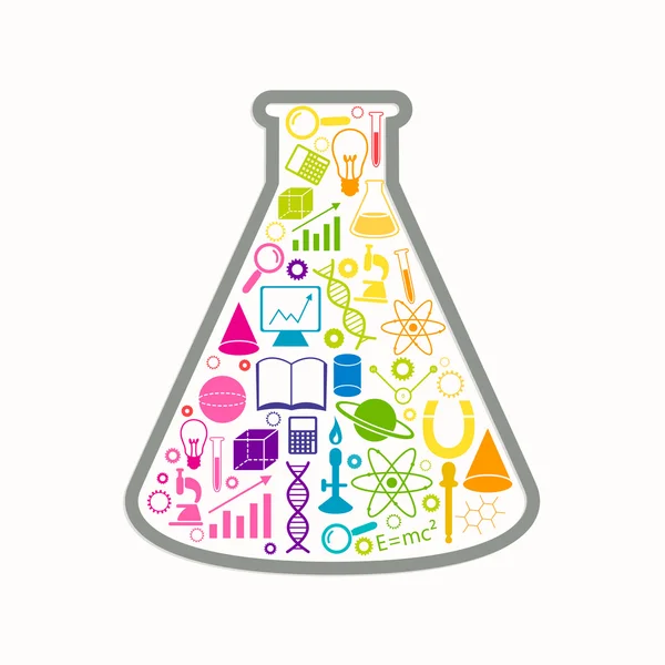 Sfondo scientifico vettoriale — Vettoriale Stock