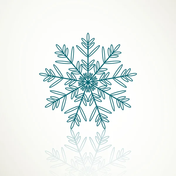 Vector Snowflake — Stock Vector