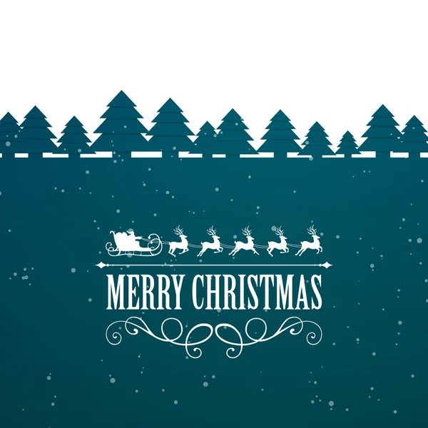 Vector Christmas Greeting Card — Stock Vector