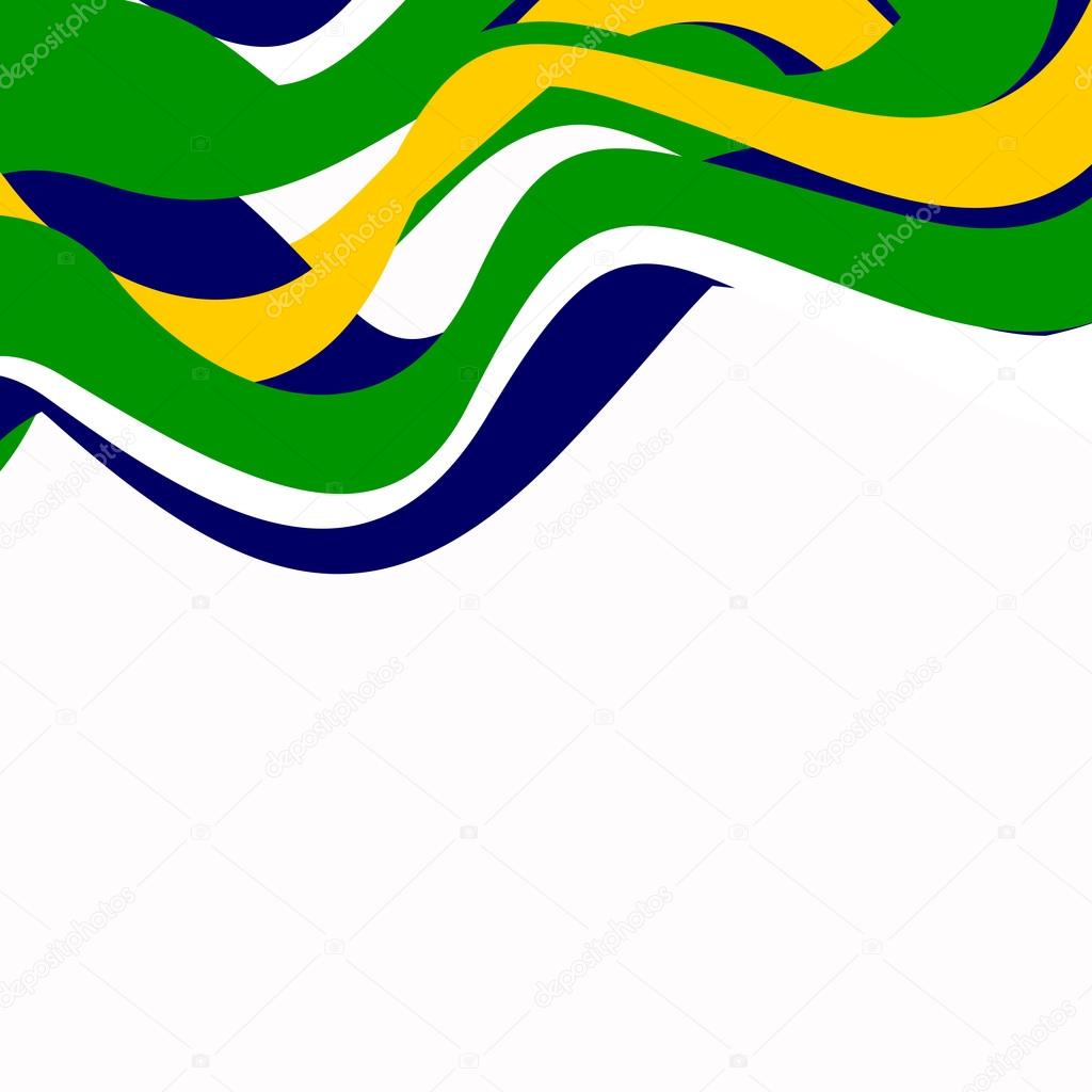 Vector Abstract Brazil Background