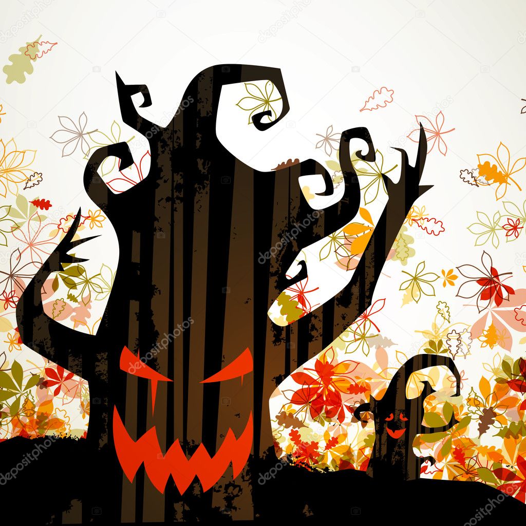 Vector Halloween Background