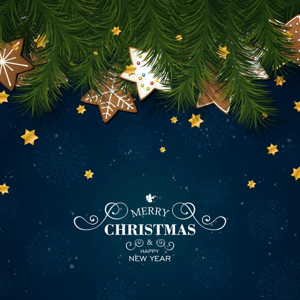 vektör Noel tebrik kartı