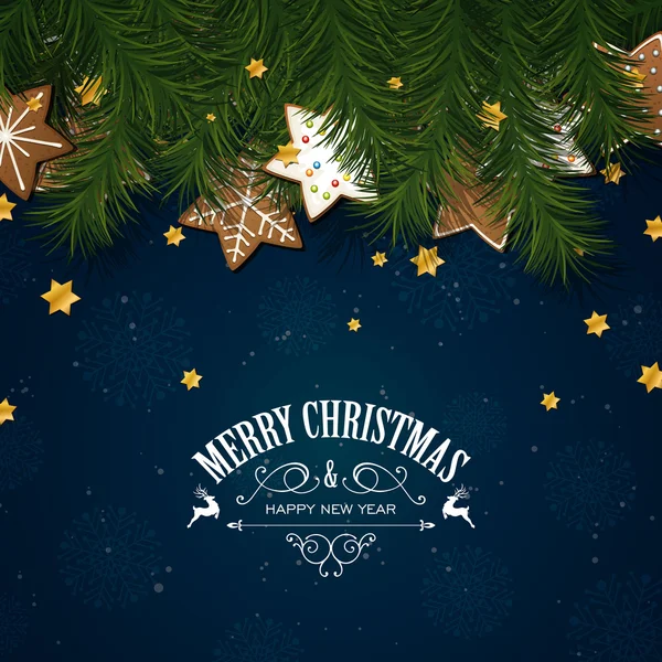 vektör Noel tebrik kartı