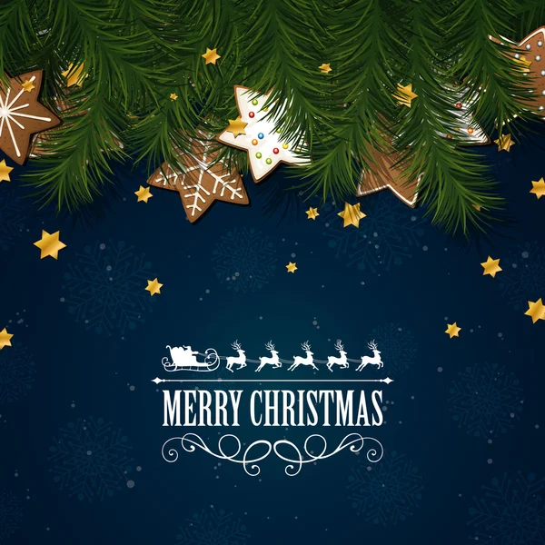 vektör Noel tebrik kartı