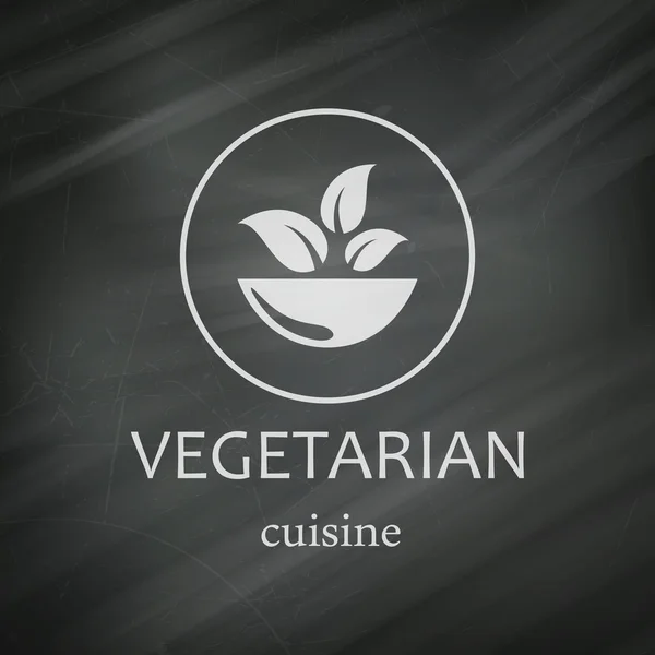 Modelo de design do vetor vegan menu — Vetor de Stock