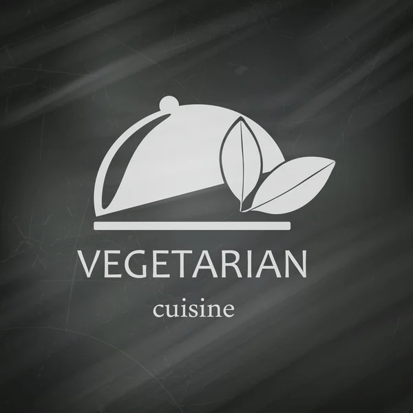 Modèle de conception de menu végétalien vectoriel — Image vectorielle