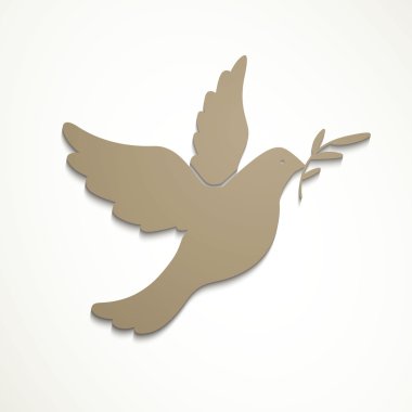 Vector Dove of Peace clipart