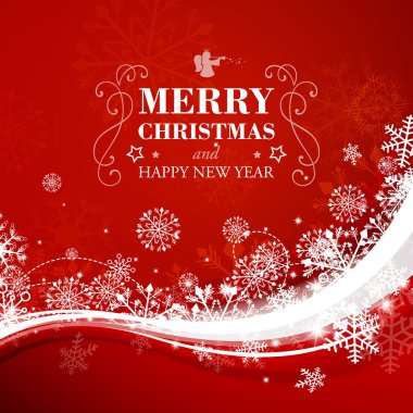 vektör Noel tebrik kartı