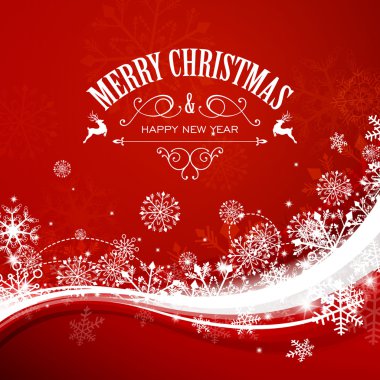 vektör Noel tebrik kartı