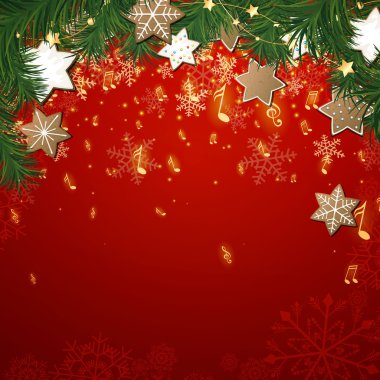 vektör Noel tebrik kartı