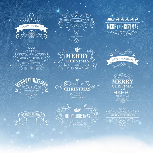 Vector Christmas Background — Stock Vector